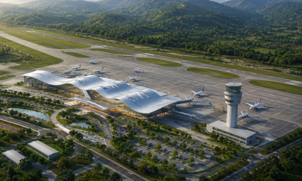 Măng Đen sẽ có sân bay công suất 2,5 triệu khách/năm vào năm 2050